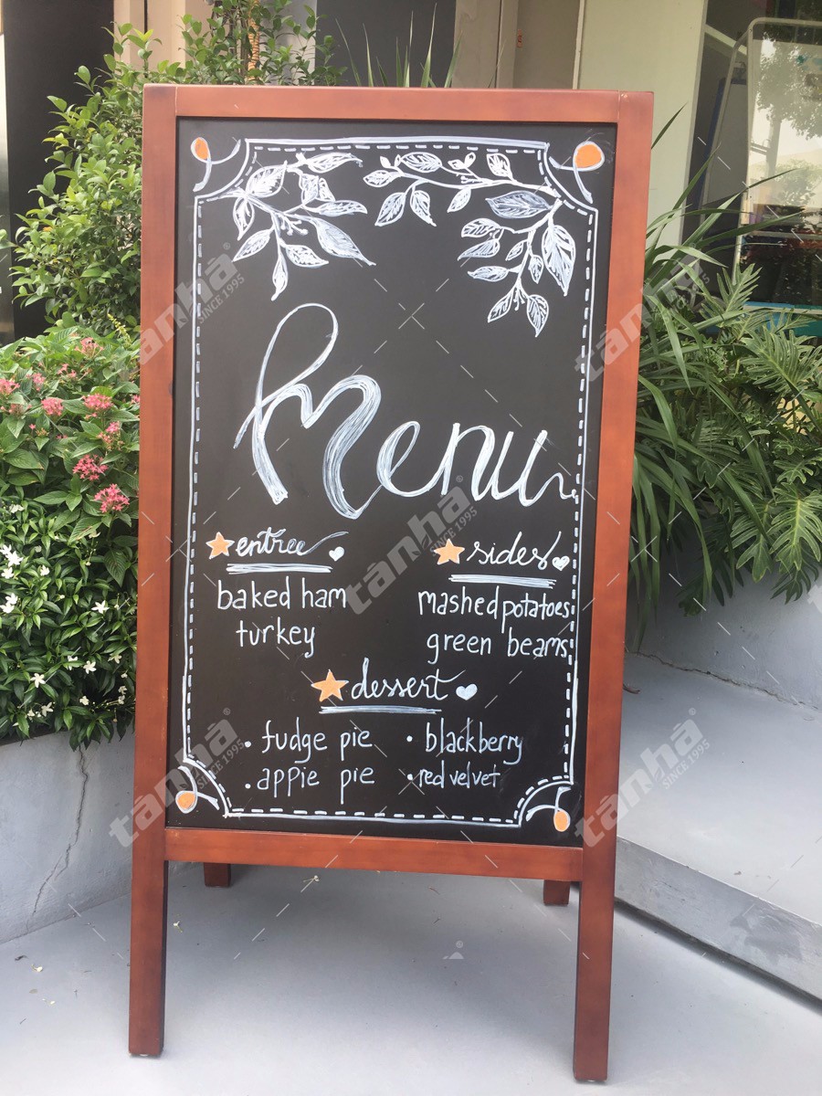 Bảng menu đứng Romana